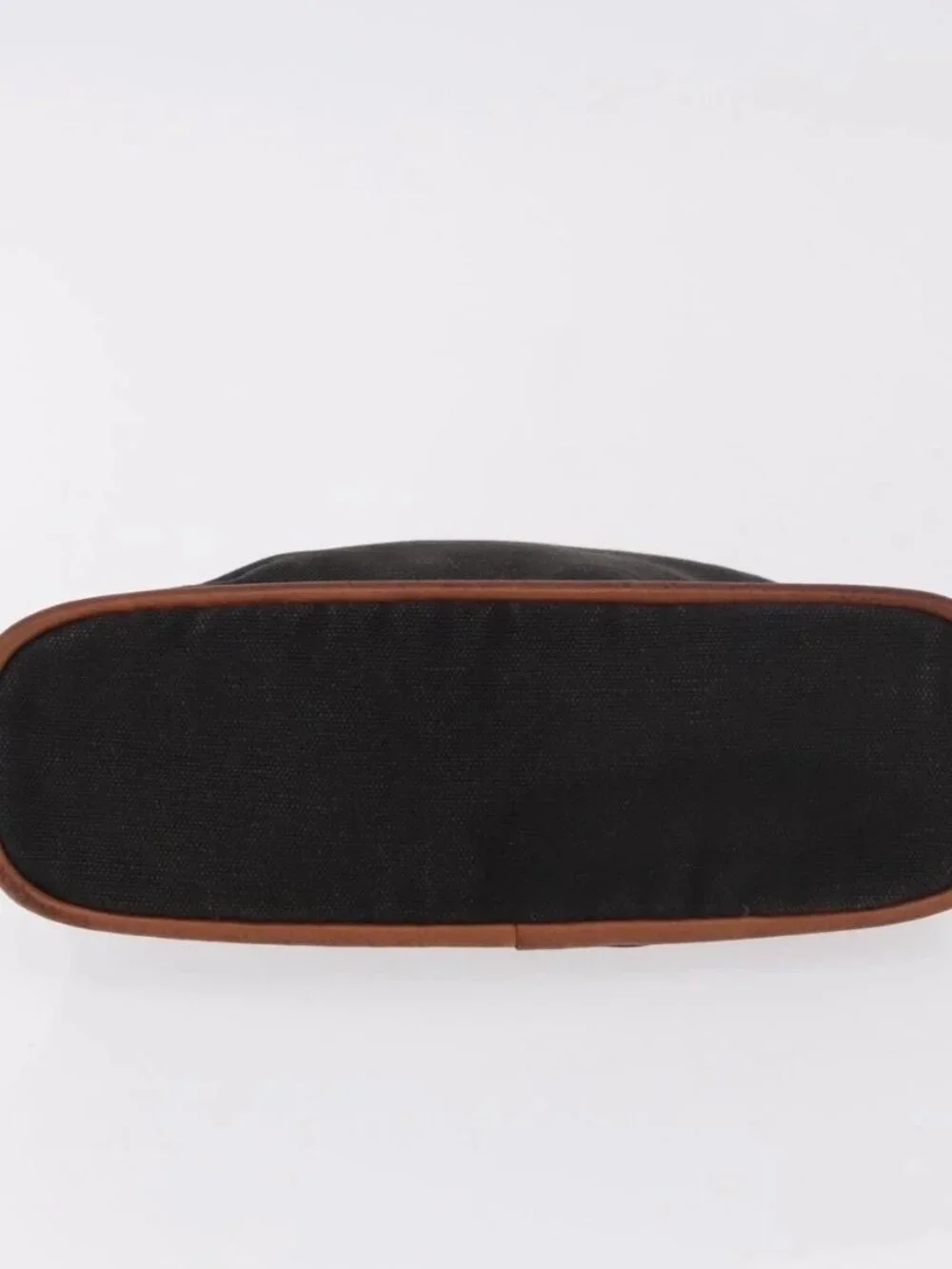 HERMES Pouch Canvas Leather 5 Set Beige Pink Purple Auth ti3991